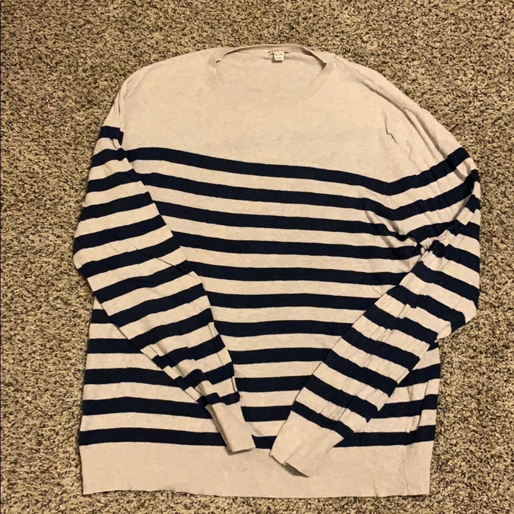 Blue and off white/Grey sweater